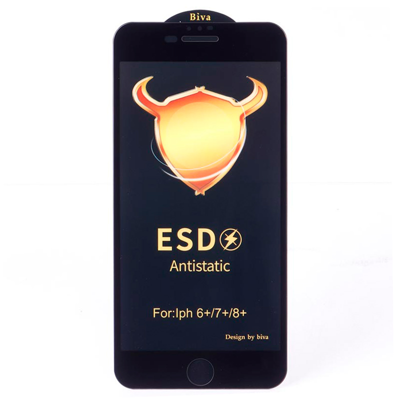 گلس ESD Anti Static بیوا iPhone 6 Plus / 6s Plus مشکی