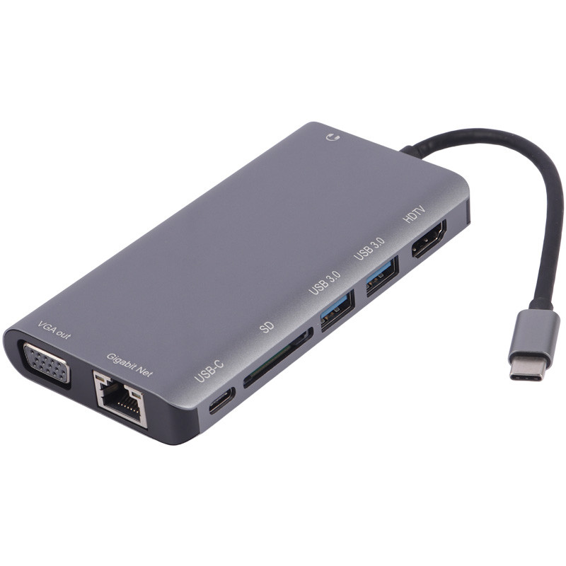 هاب 8 پورت Type-C کی نت K-MFCMS908