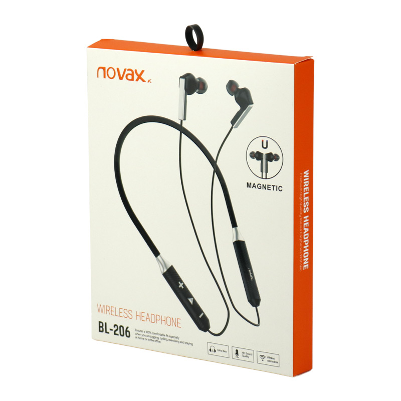 هندزفری بلوتوث دورگردنی Novax BL-206