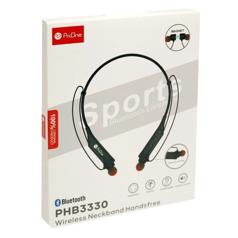 هندزفری بلوتوث دورگردنی و رم خور ProOne PHB3330