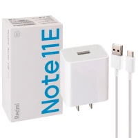 شارژر دیواری فست شارژ Xiaomi Redmi Note 11E 5G MDY-11-EM 3A QC3.0 PD 22.5W سرجعبه + کابل تایپ سی و جعبه گوشی