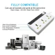 چند راهی ۳ خانه برق ارت دار باوین PC512 با کابل ۱٫۵ متری + شارژر USB