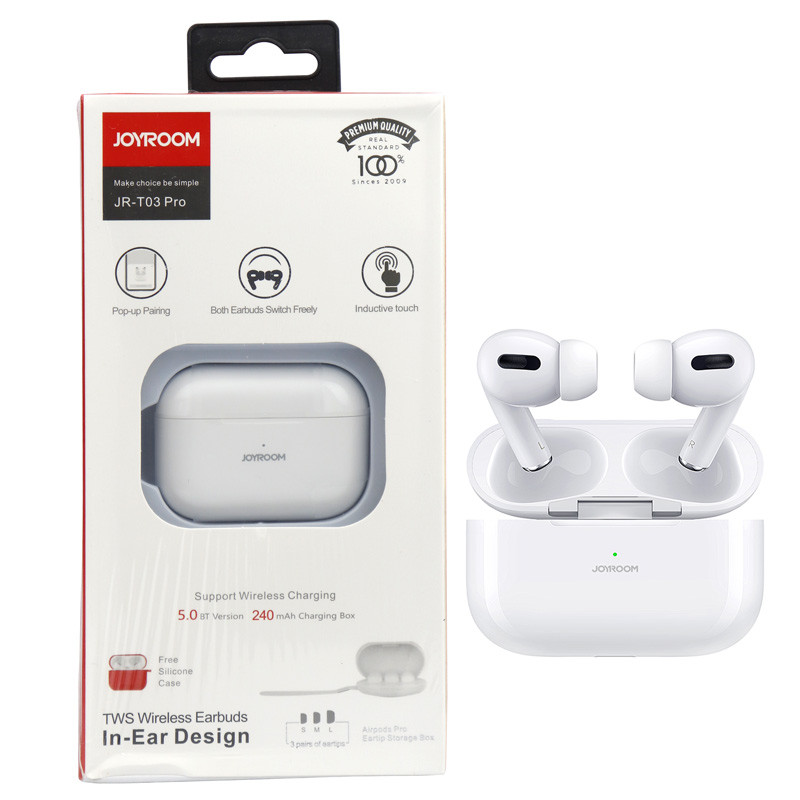 هندزفری بلوتوث دو تایی JoyRoom JR-T03 Pro High Copy