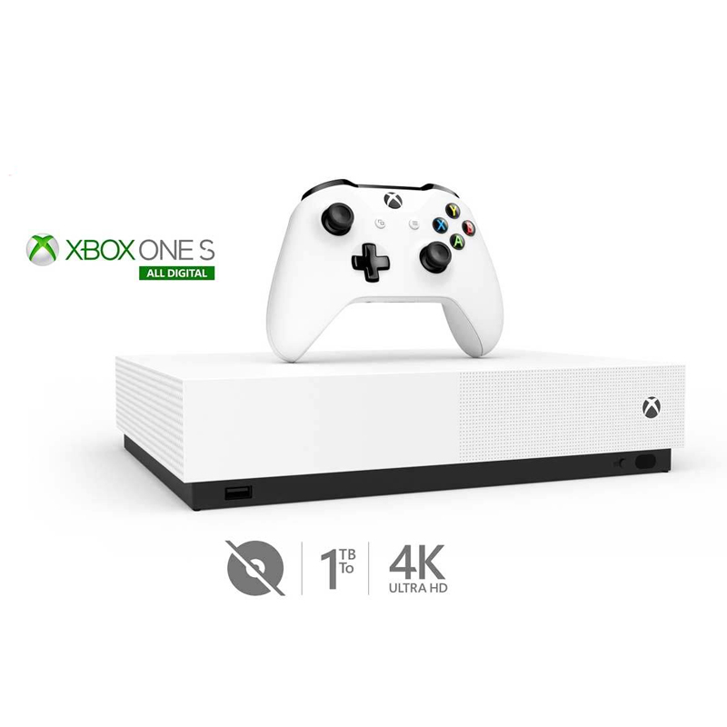 کنسول بازی مایکروسافت Xbox One S 1TB All Digital Game Pass