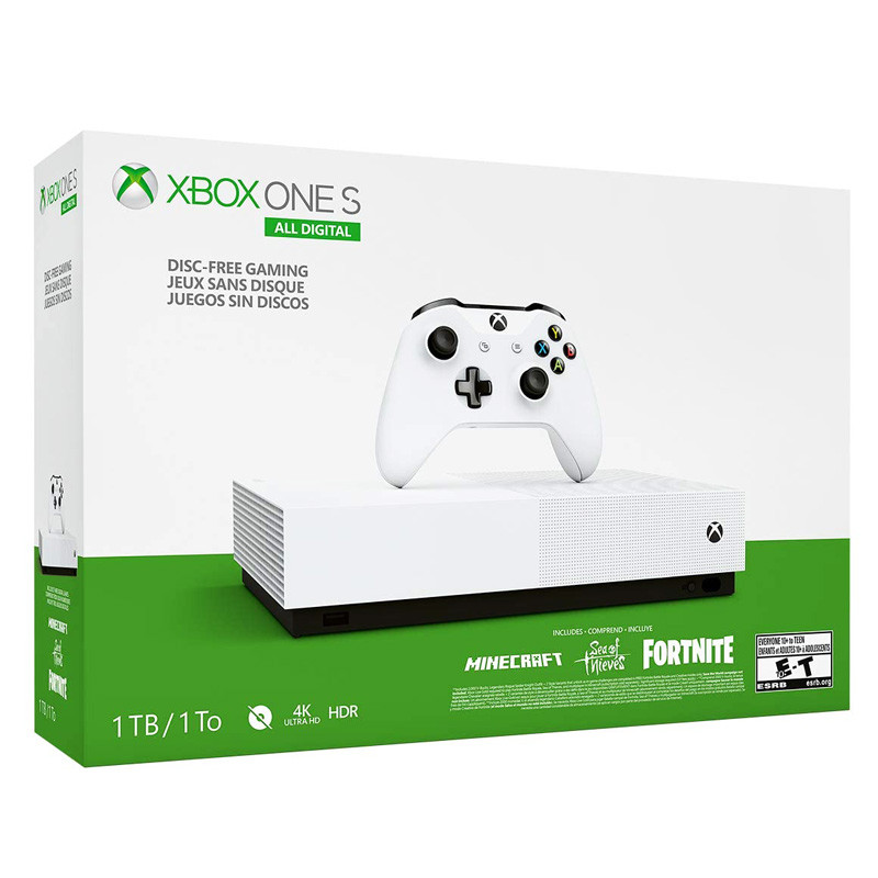 کنسول بازی مایکروسافت Xbox One S 1TB All Digital Game Pass