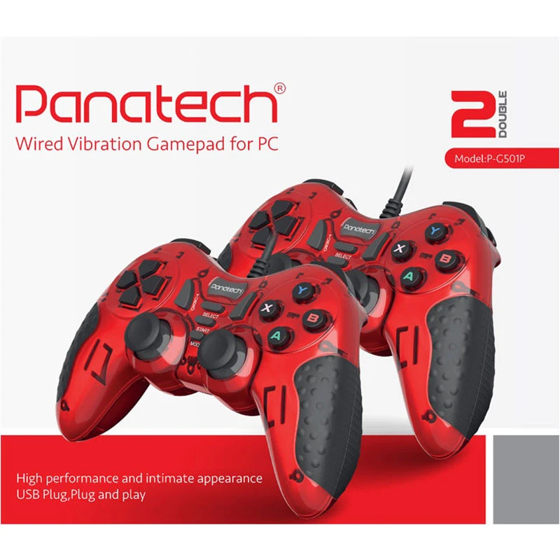 دسته بازی دوبل شوکدار پاناتک P-G501P