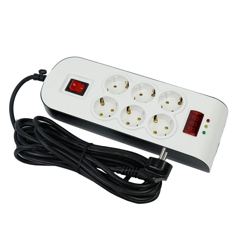 محافظ برق صوتی تصویری ۶ خانه پارت الکتریک با کابل ۵ متری Part Electric PE8796