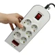 محافظ برق صوتی تصویری ۶ خانه پارت الکتریک با کابل ۵ متری Part Electric PE8796