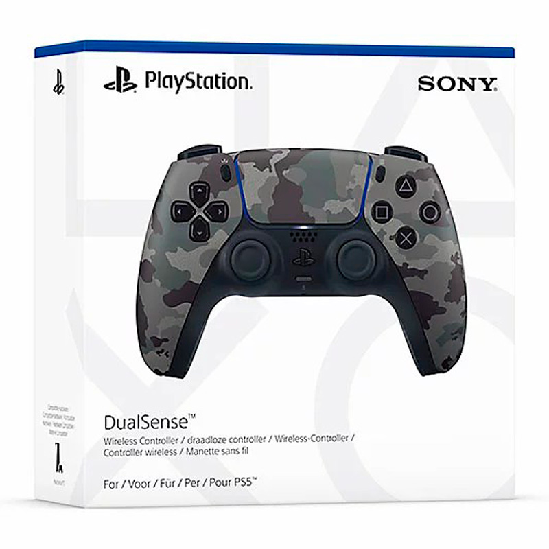 دسته بازی بی سیم SONY PlayStation 5 DualSense Grey Camouflage