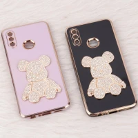 قاب My Case Power Bear نگین دار محافظ لنزدار Samsung Galaxy A10s