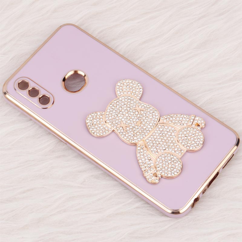 قاب My Case Power Bear نگین دار محافظ لنزدار Samsung Galaxy A10s