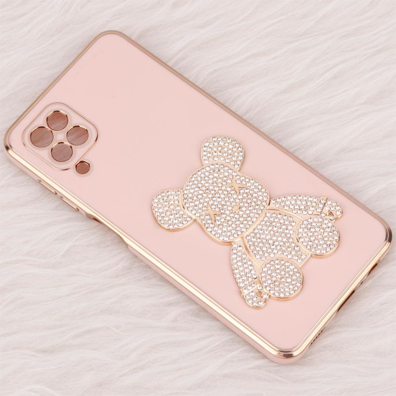قاب My Case Power Bear نگین دار محافظ لنزدار Samsung Galaxy A12