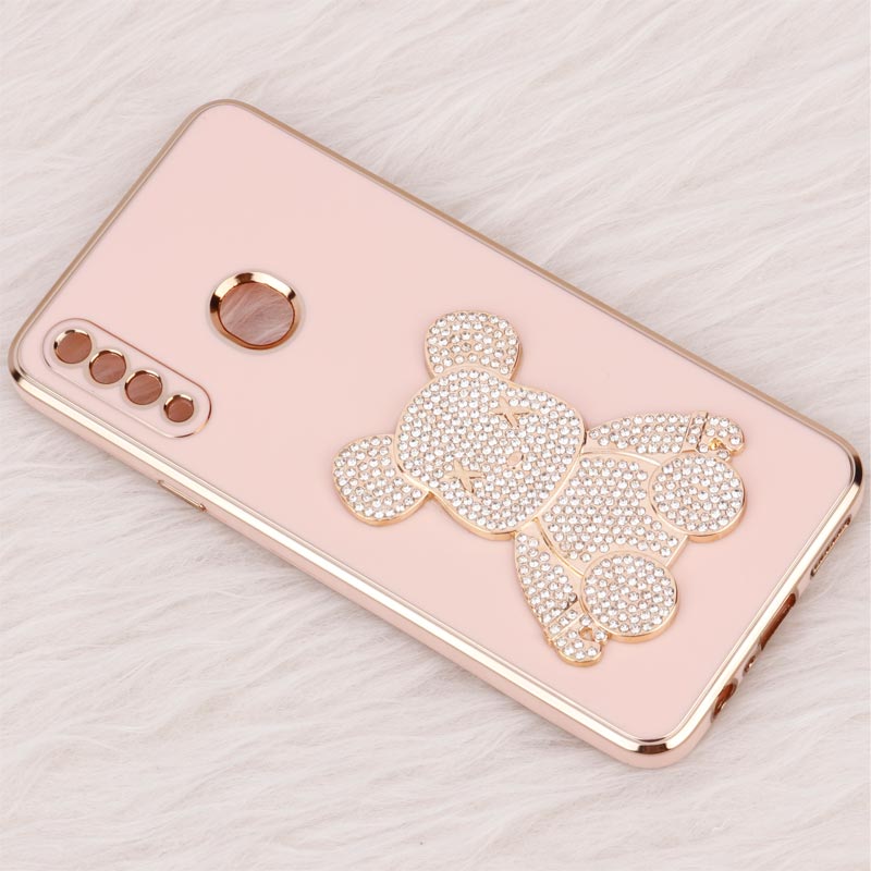 قاب My Case Power Bear نگین دار محافظ لنزدار Samsung Galaxy A20S