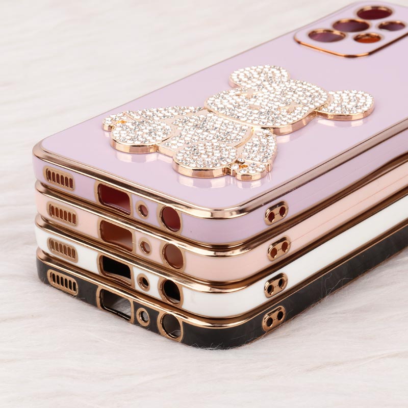 قاب My Case Power Bear نگین دار محافظ لنزدار Samsung Galaxy A23