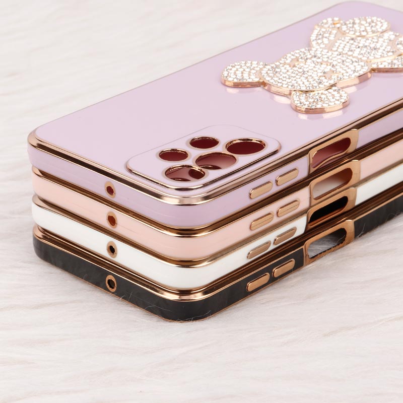 قاب My Case Power Bear نگین دار محافظ لنزدار Samsung Galaxy A23