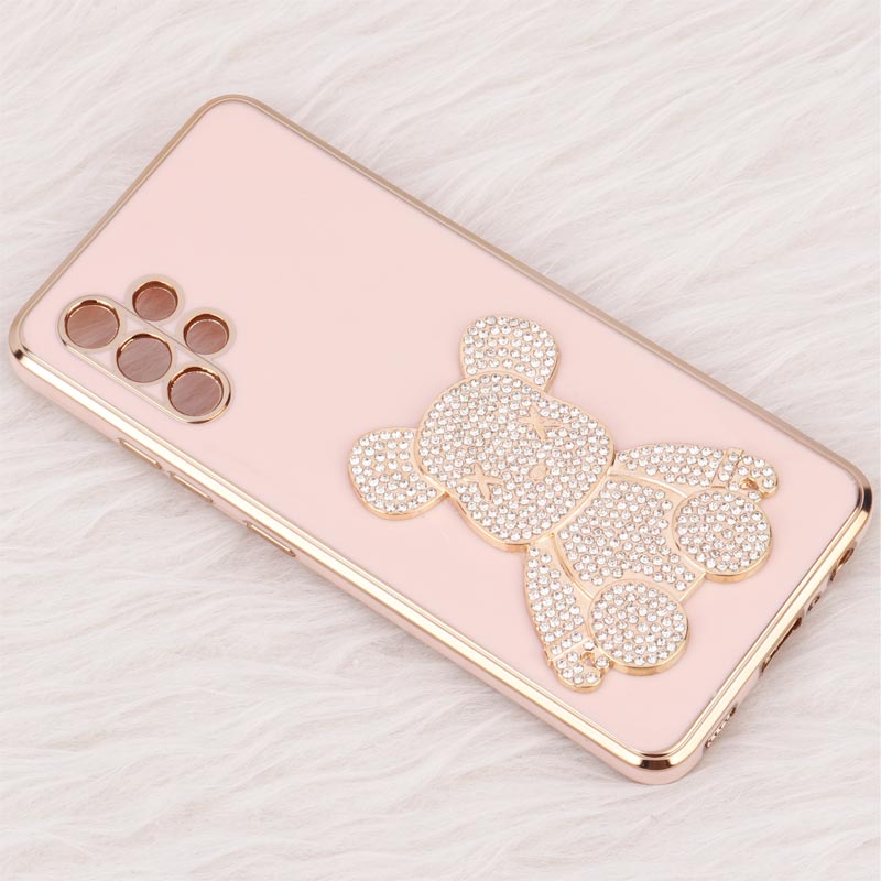 قاب My Case Power Bear نگین دار محافظ لنزدار Samsung Galaxy A32 4G
