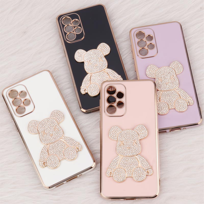 قاب My Case Power Bear نگین دار محافظ لنزدار Samsung Galaxy A33