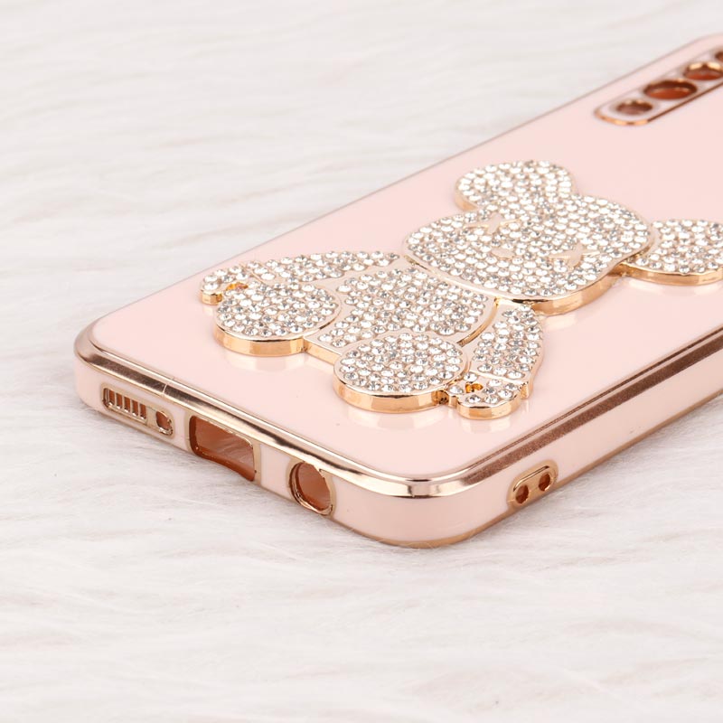قاب My Case Power Bear نگین دار محافظ لنزدار Samsung Galaxy A50
