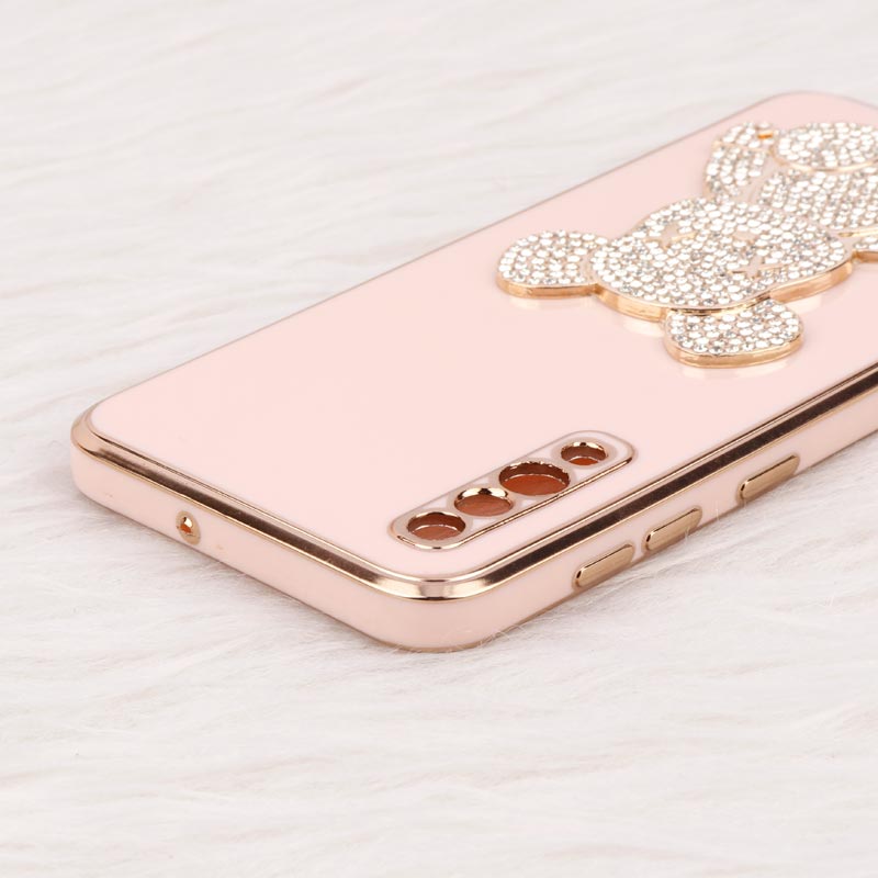 قاب My Case Power Bear نگین دار محافظ لنزدار Samsung Galaxy A50