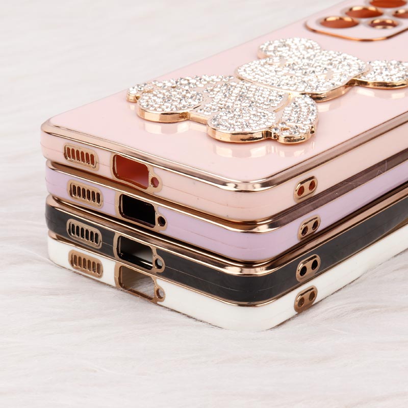 قاب My Case Power Bear نگین دار محافظ لنزدار Samsung Galaxy A53