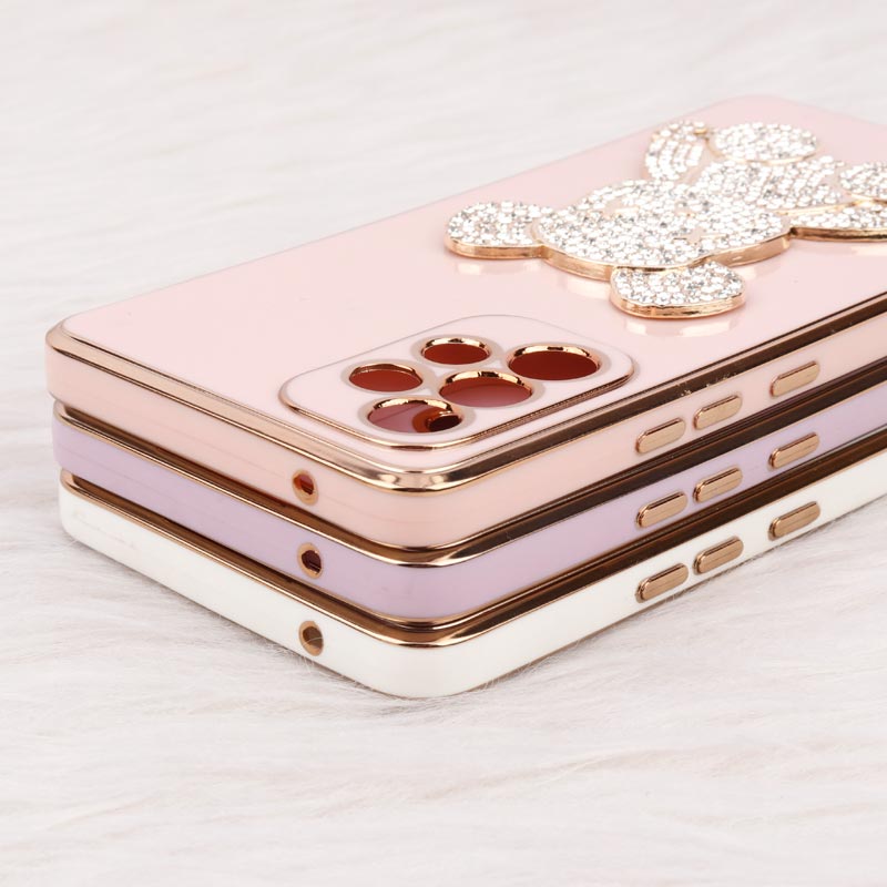 قاب My Case Power Bear نگین دار محافظ لنزدار Samsung Galaxy A53