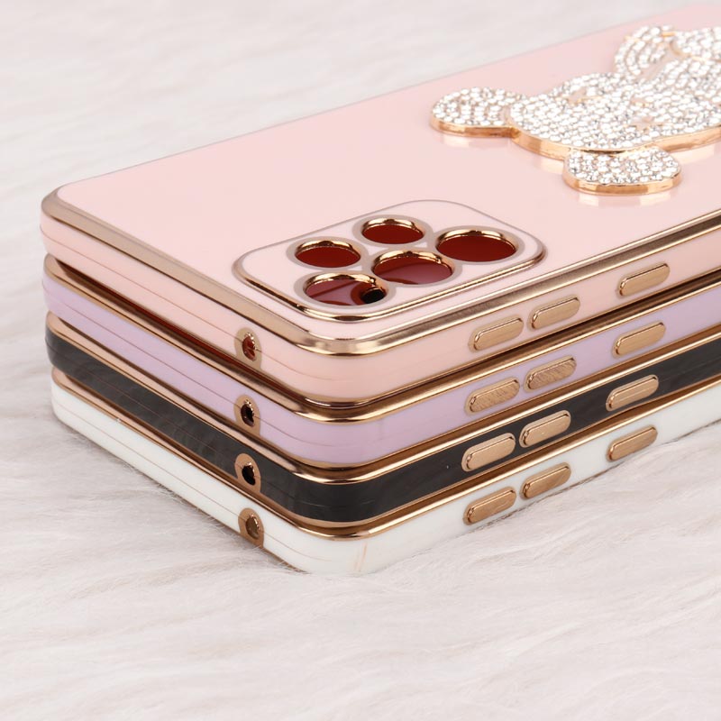 قاب My Case Power Bear نگین دار محافظ لنزدار Samsung Galaxy A73