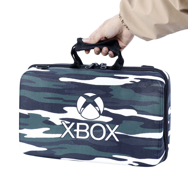 کیف کنسول بازی XBOX Series S طرح چریکی سبز سفید