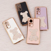 قاب My Case Power Bear نگین دار محافظ لنزدار Xiaomi 12T Pro