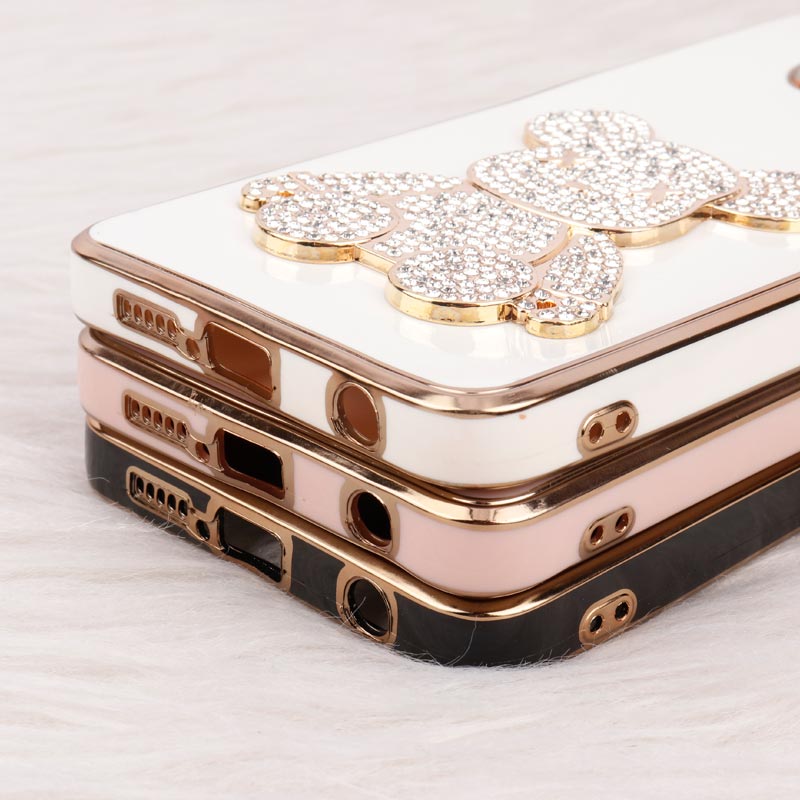 قاب My Case Power Bear نگین دار محافظ لنزدار Xiaomi Poco X3