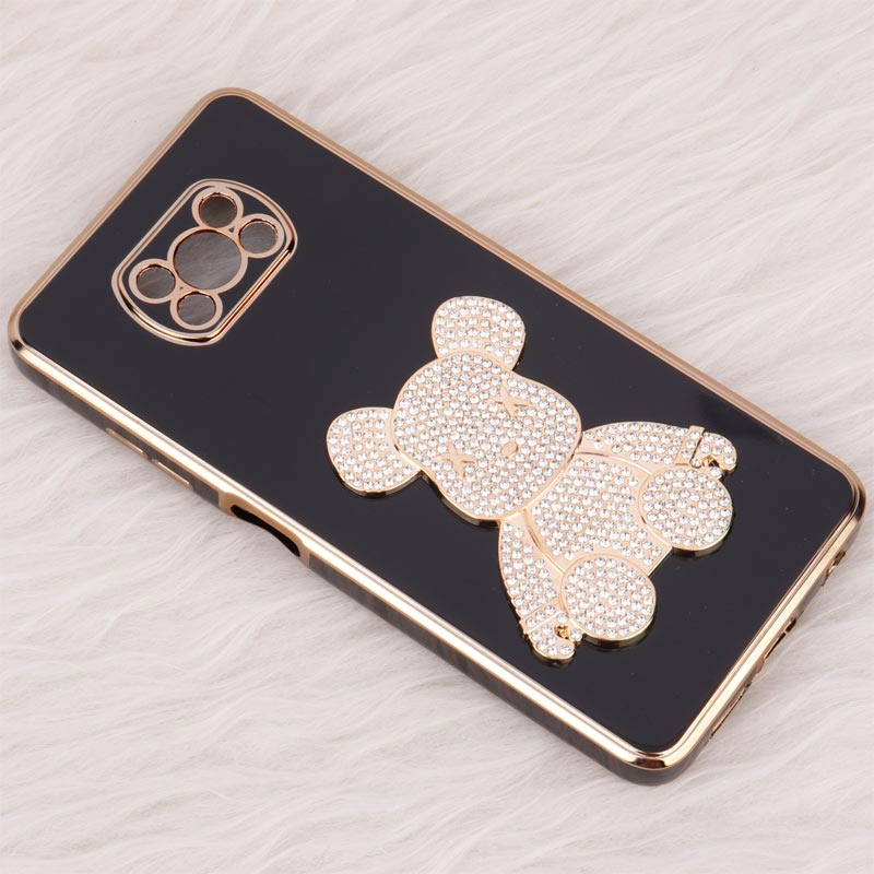قاب My Case Power Bear نگین دار محافظ لنزدار Xiaomi Poco X3