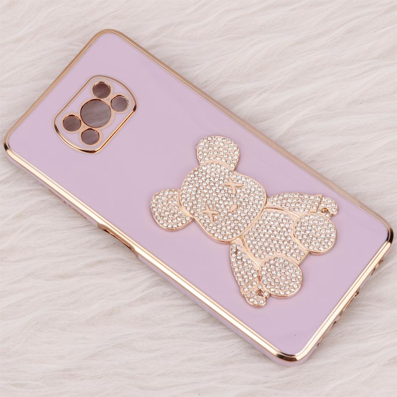 قاب My Case Power Bear نگین دار محافظ لنزدار Xiaomi Poco X3