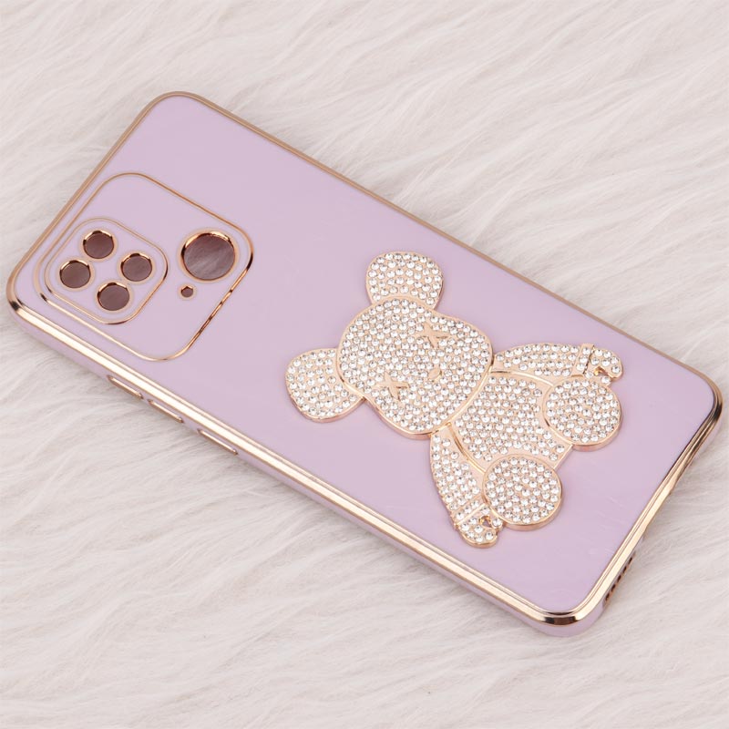 قاب My Case Power Bear نگین دار محافظ لنزدار Xiaomi Redmi 10C