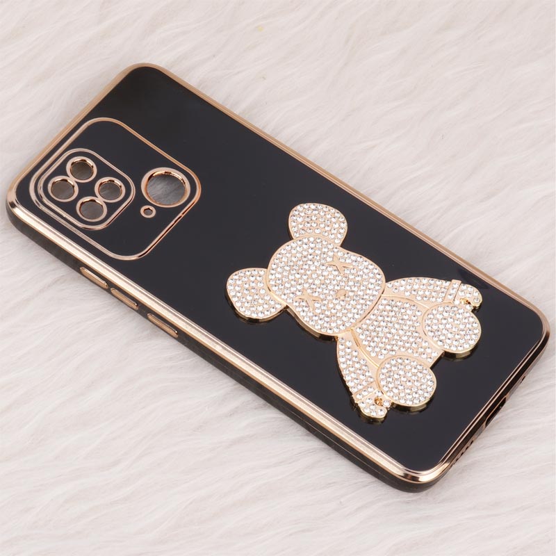 قاب My Case Power Bear نگین دار محافظ لنزدار Xiaomi Redmi 10C