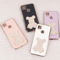 قاب My Case Power Bear نگین دار محافظ لنزدار Xiaomi Redmi 9C