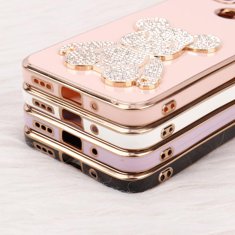 قاب My Case Power Bear نگین دار محافظ لنزدار Xiaomi Redmi 9C