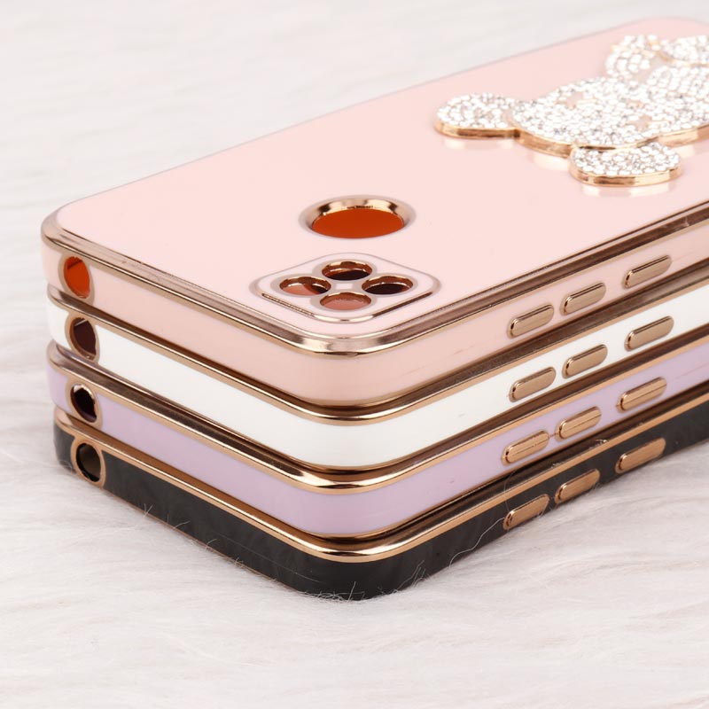 قاب My Case Power Bear نگین دار محافظ لنزدار Xiaomi Redmi 9C