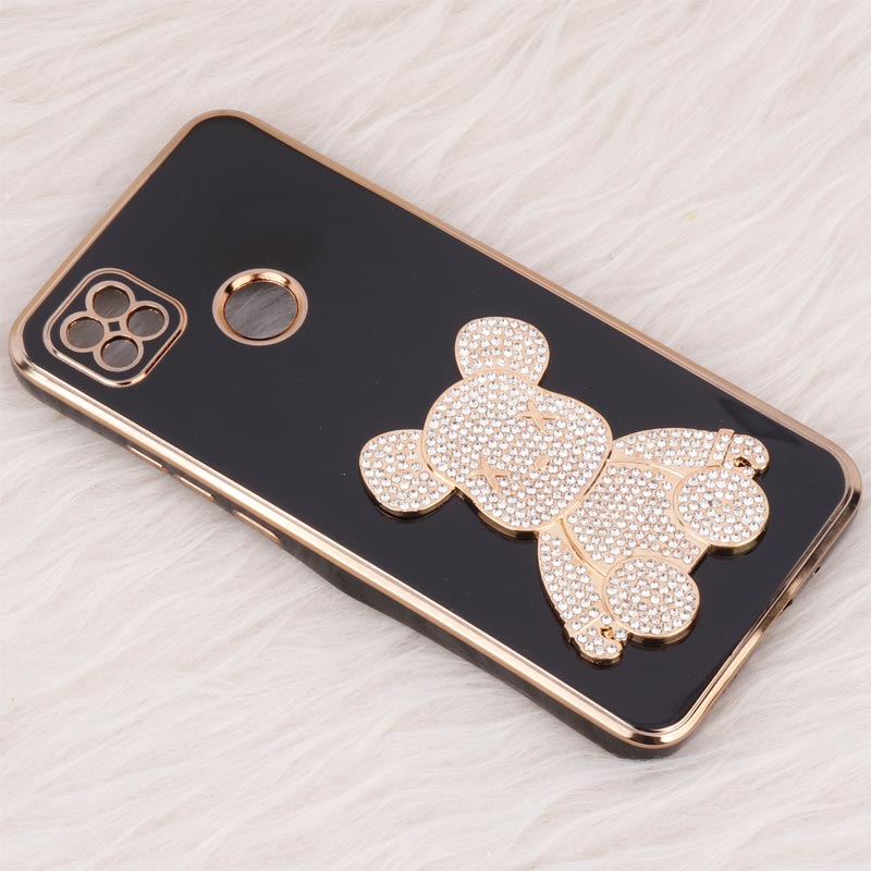 قاب My Case Power Bear نگین دار محافظ لنزدار Xiaomi Redmi 9C
