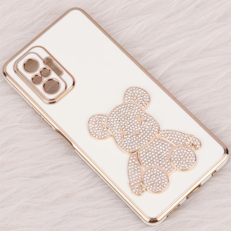 قاب My Case Power Bear نگین دار محافظ لنزدار Xiaomi Redmi Note 10 Pro Max