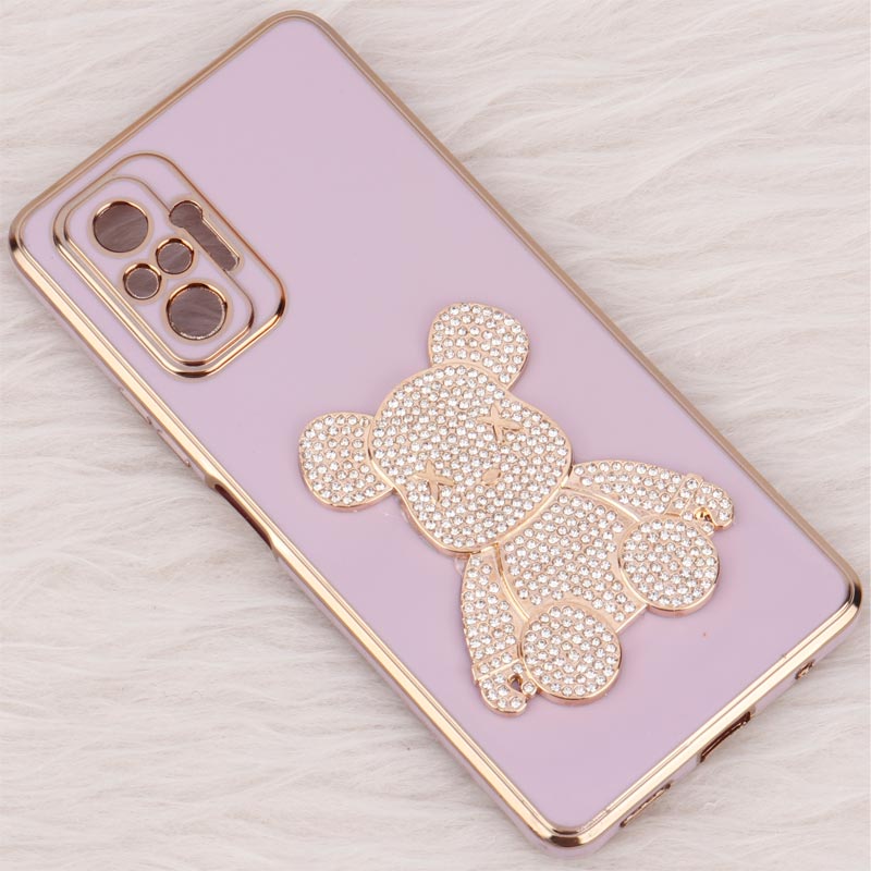 قاب My Case Power Bear نگین دار محافظ لنزدار Xiaomi Redmi Note 10 Pro Max