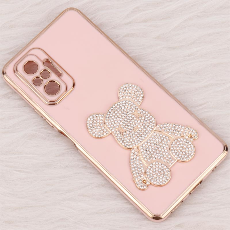 قاب My Case Power Bear نگین دار محافظ لنزدار Xiaomi Redmi Note 10 Pro Max