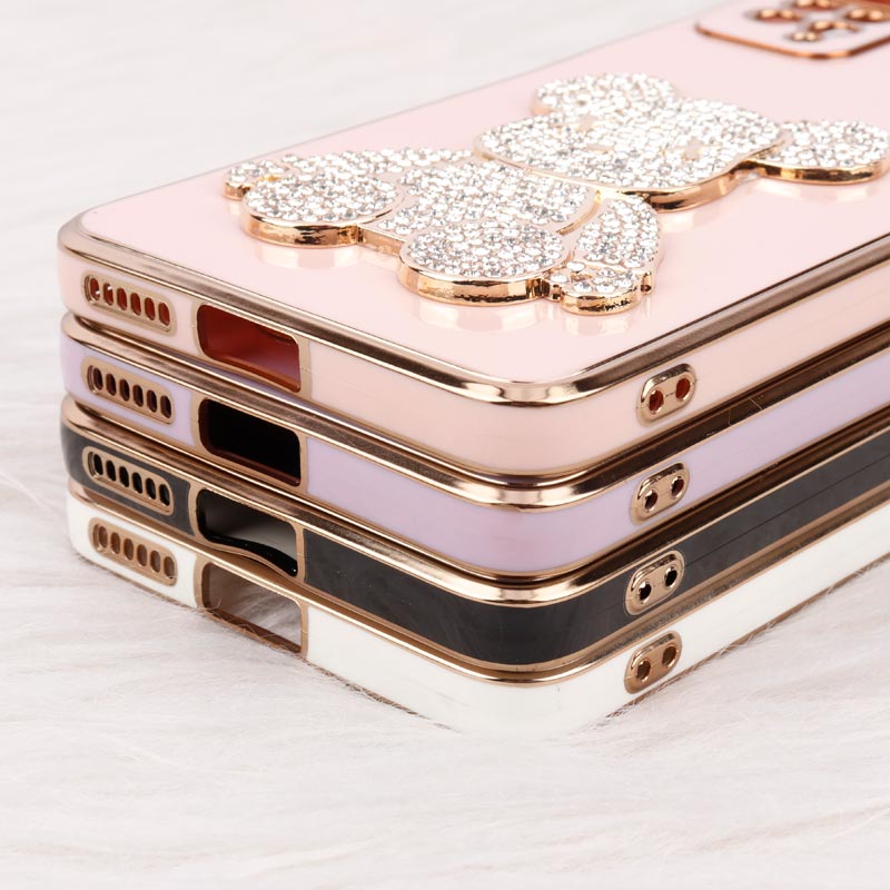 قاب My Case Power Bear نگین دار محافظ لنزدار Xiaomi Redmi Note 11 Pro سری1