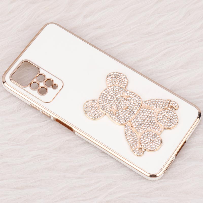 قاب My Case Power Bear نگین دار محافظ لنزدار Xiaomi Redmi Note 11 Pro سری1