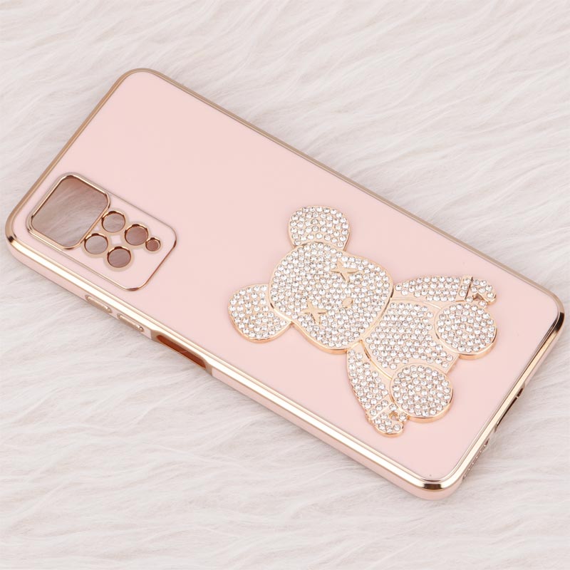 قاب My Case Power Bear نگین دار محافظ لنزدار Xiaomi Redmi Note 11 Pro سری1