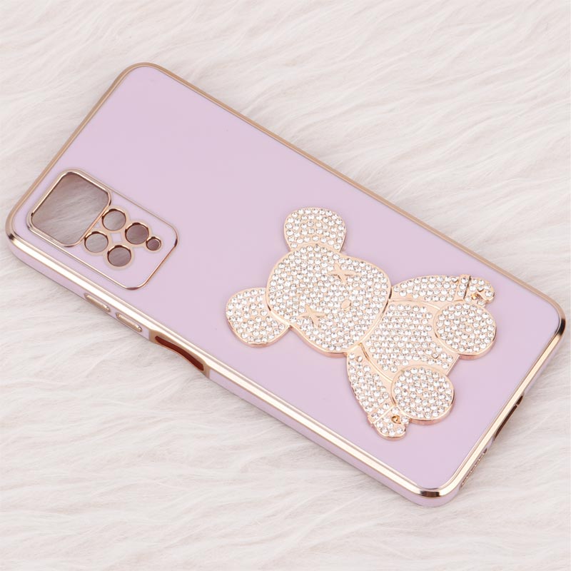 قاب My Case Power Bear نگین دار محافظ لنزدار Xiaomi Redmi Note 11 Pro سری1