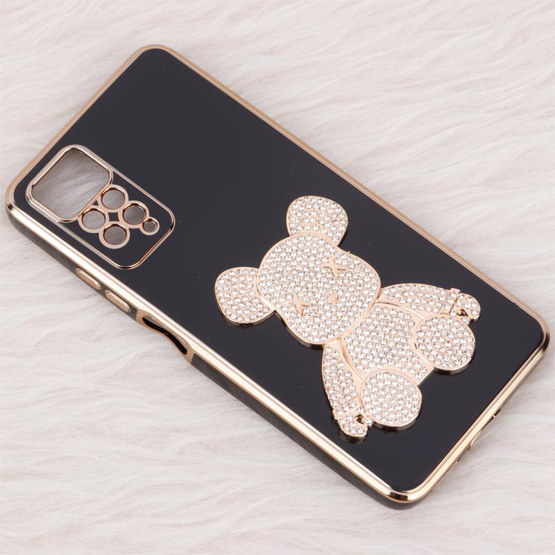 قاب My Case Power Bear نگین دار محافظ لنزدار Xiaomi Redmi Note 11 Pro سری1