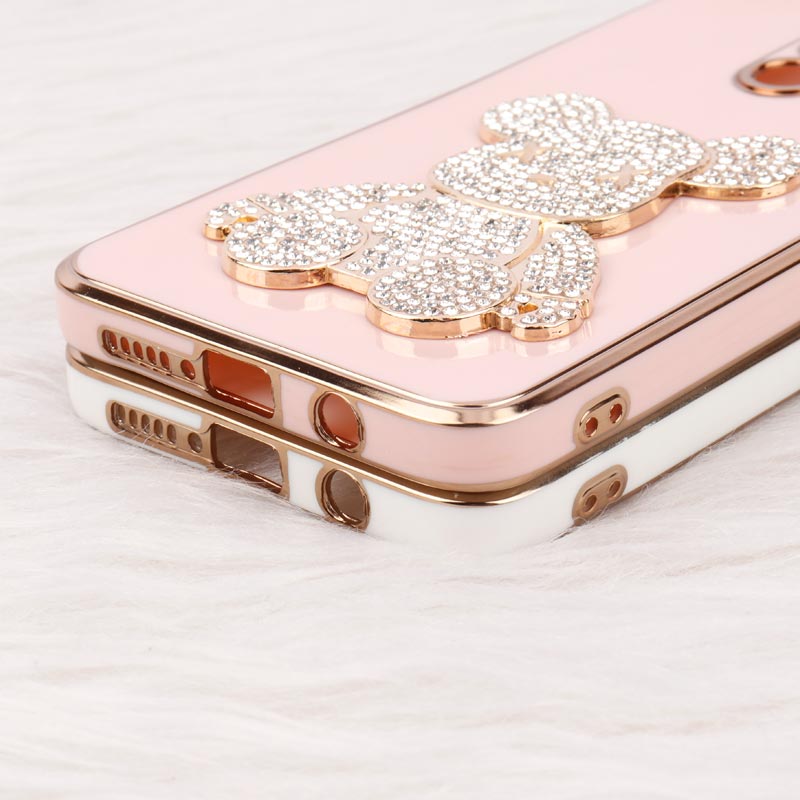 قاب My Case Power Bear نگین دار محافظ لنزدار Xiaomi Redmi Note 8 Pro
