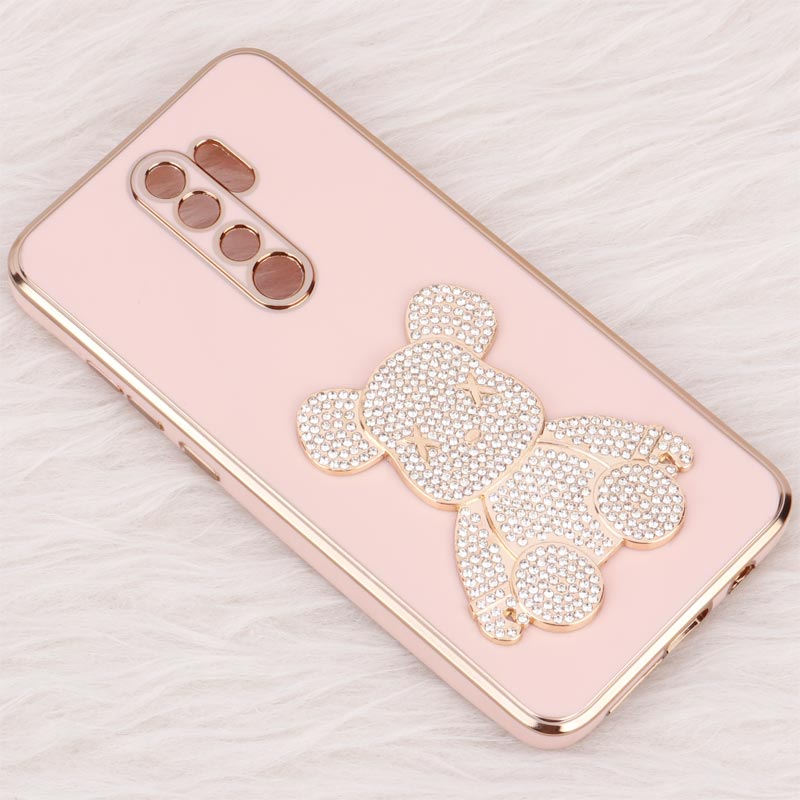 قاب My Case Power Bear نگین دار محافظ لنزدار Xiaomi Redmi Note 8 Pro