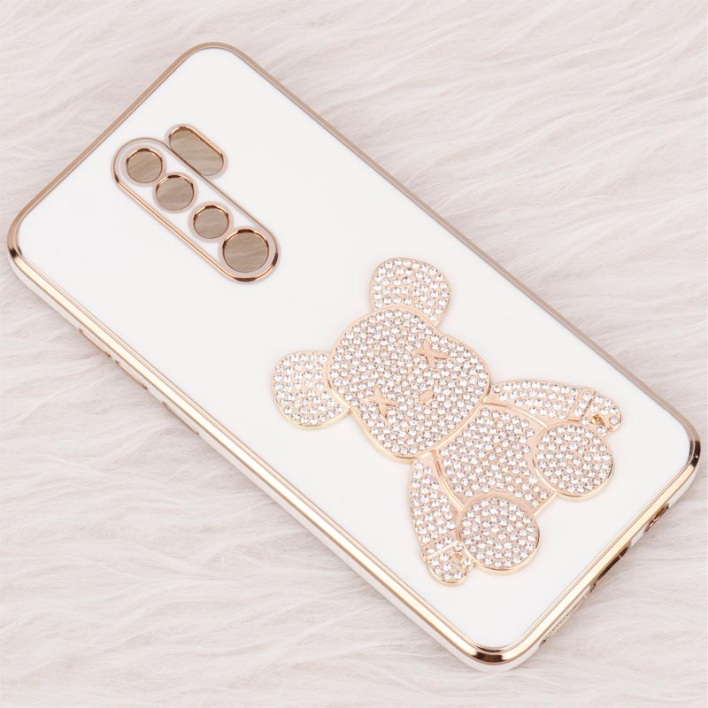 قاب My Case Power Bear نگین دار محافظ لنزدار Xiaomi Redmi Note 8 Pro