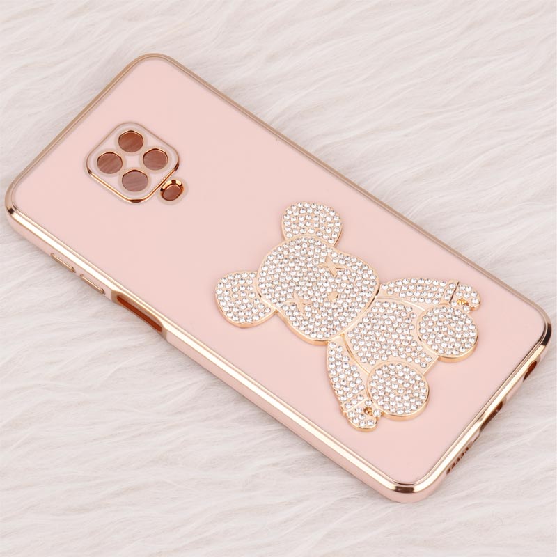 قاب My Case Power Bear نگین دار محافظ لنزدار Xiaomi Redmi Note 9S