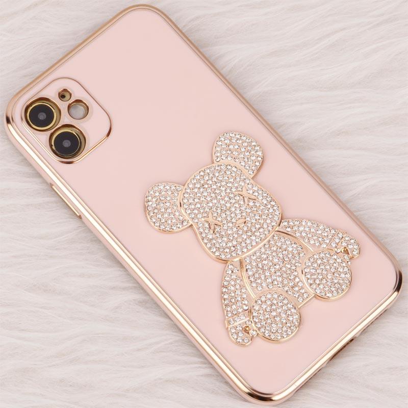 قاب My Case Power Bear نگین دار محافظ لنزدار iPhone 11